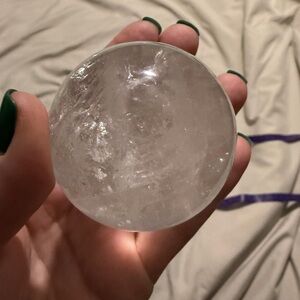 Elegant Clear Quartz Crystal Sphere